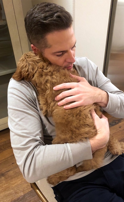 Jason Kennedy, Lauren Scruggs, dog, Bennett, National Puppy Day 2020